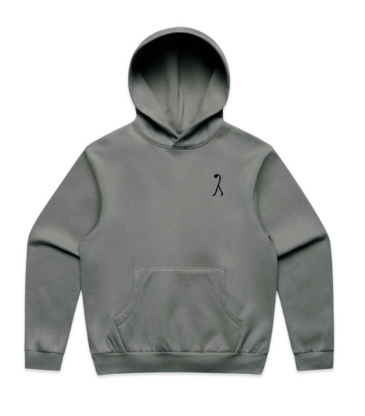 BLUE logo hood